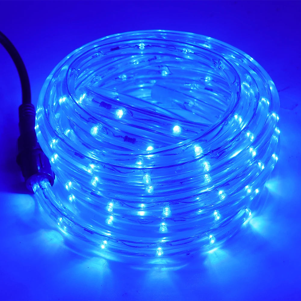 220V Neon Strip Light 360 Rainbow Tube Flex Neon Sign