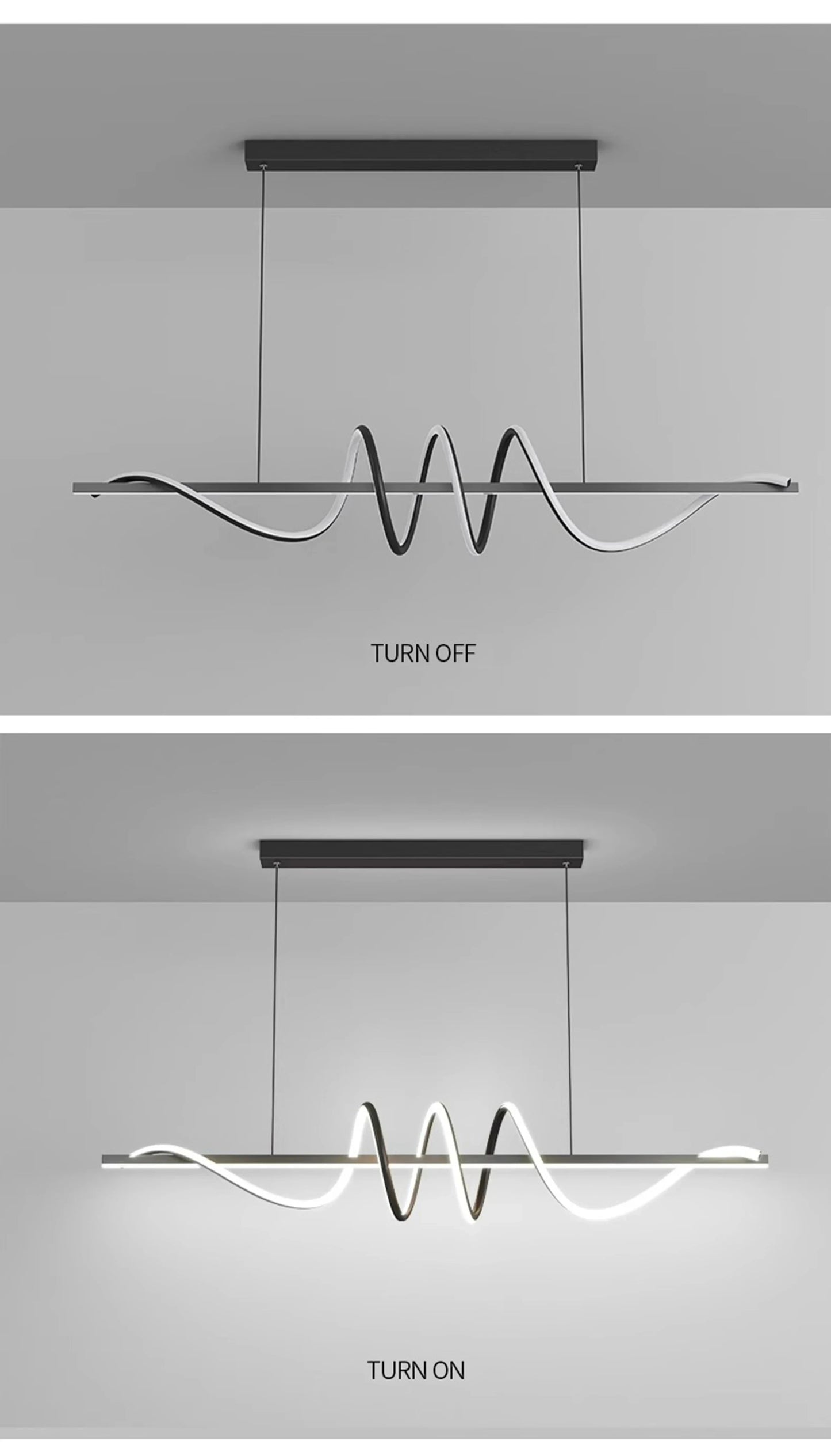Modern Energy Saving LED Pendant Lights Dining Room Living Lamp