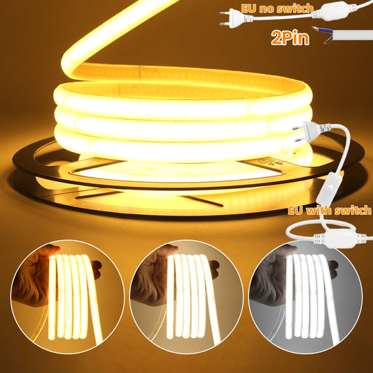 IP65 COB Self-adhesive Tape LED Neon Light Strips