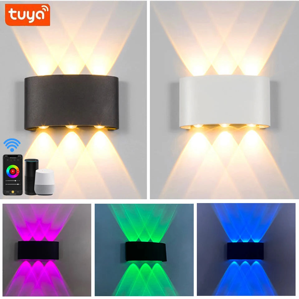Smart RGB Outdoor Light,2700K-6500K Ambience Wall Lights