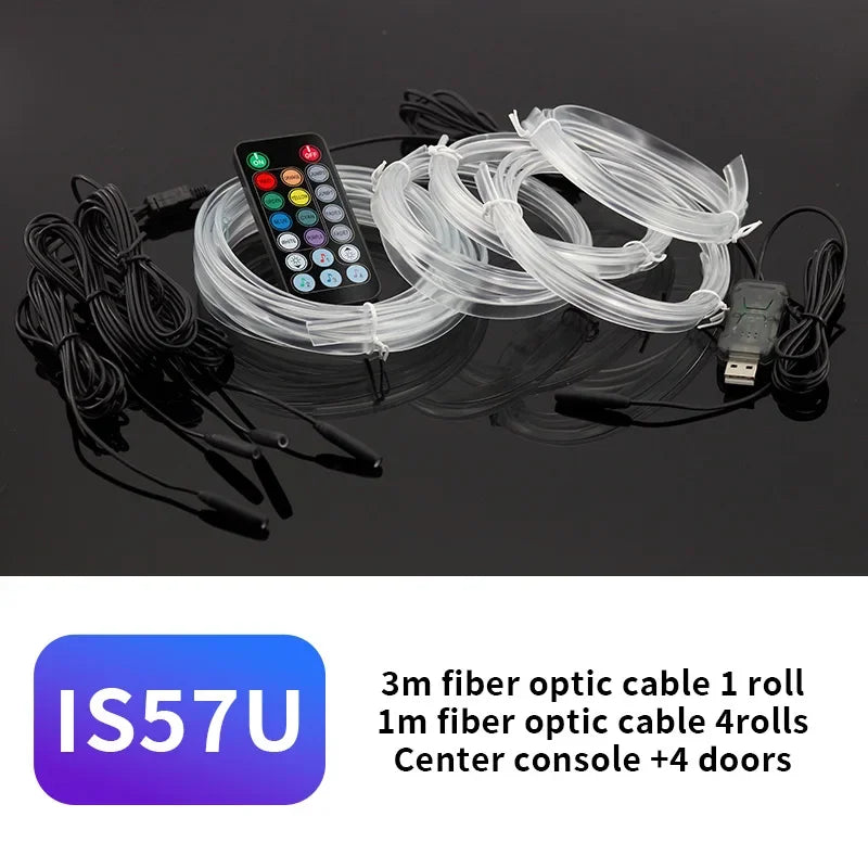 3M Car Interior Led Decorative Lamp EL Wiring