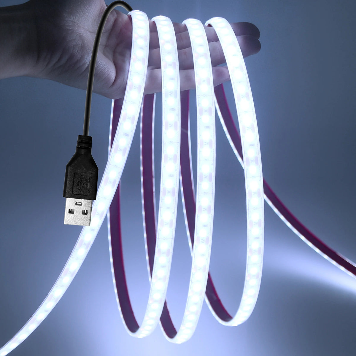 IP68 Waterproof 5V USB LED Strip with 3Key Dimmer SMD 2835 120LEDs