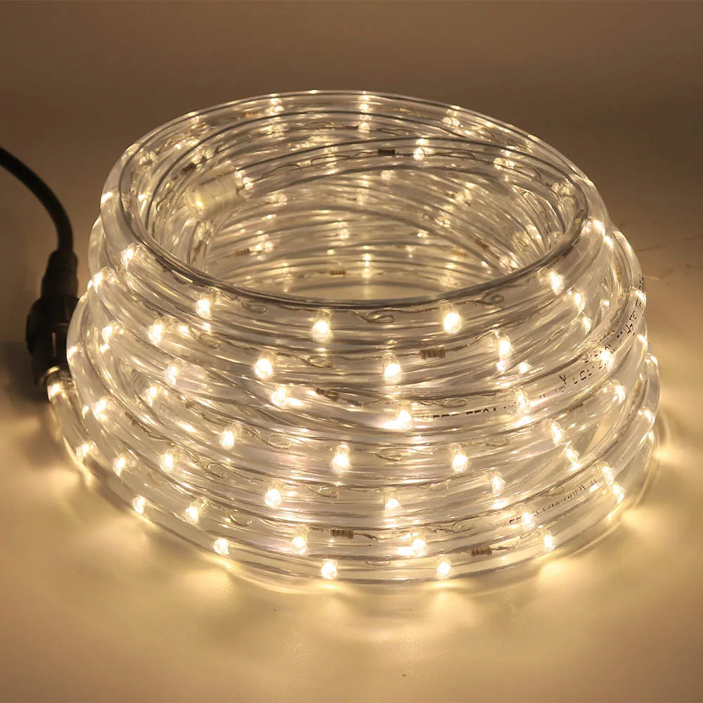 220V Neon Strip Light 360 Rainbow Tube Flex Neon Sign