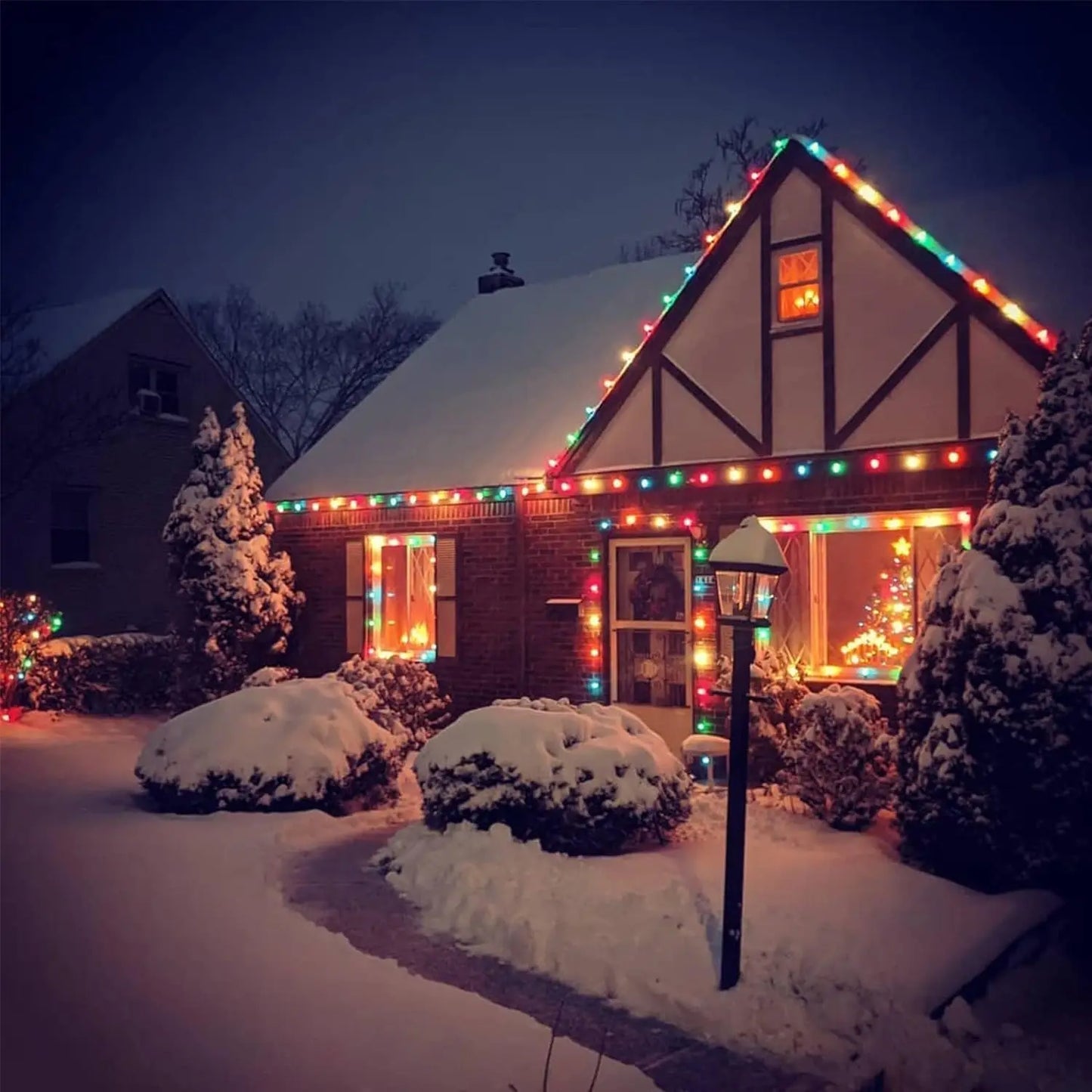 Colorful Outdoor Lights Garland G40 Garden String Light