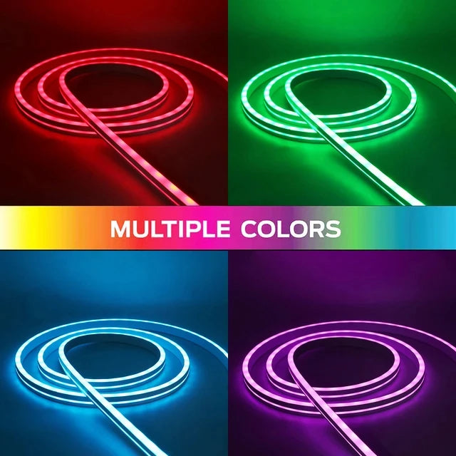 USB LED Neon Rope Lights, RGB Led Strip Lights with Remote