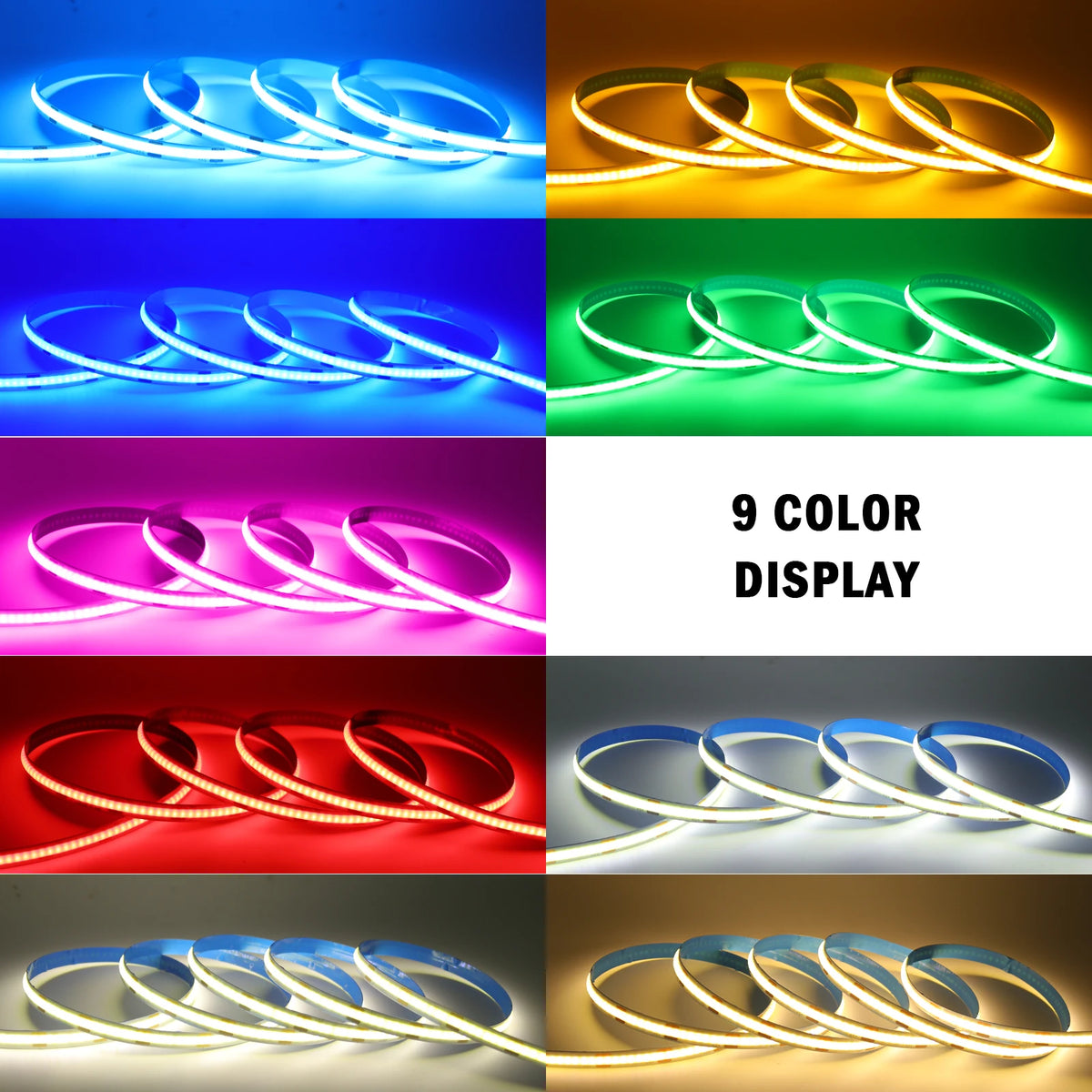 COB LED Strip with Touch Switch 5V USB Flexible Tape