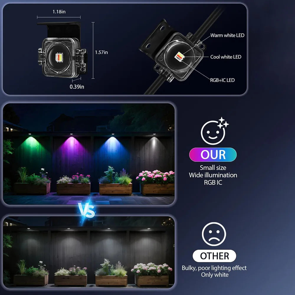 Smart LED Permanent Outdoor Light Home Decor