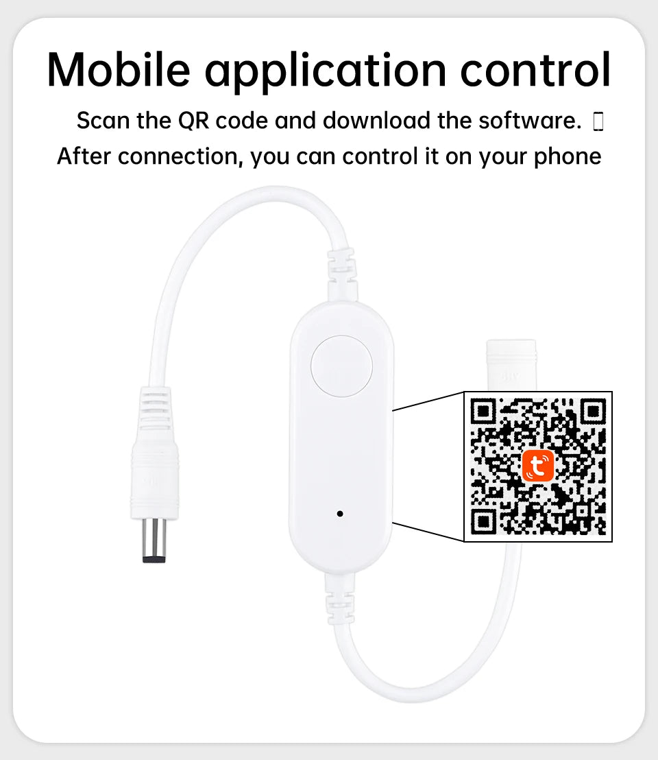 Tuya Smart Life COB LED Strip Light Neon Silicone Gel Tape