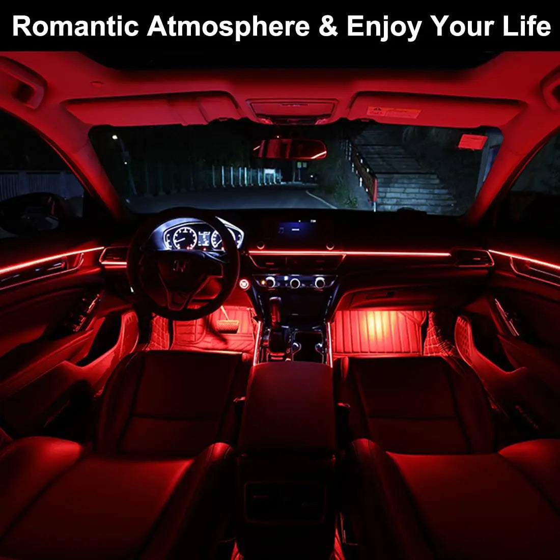Car Interior Atmosphere Light Strip 5M EL Wiring Decorative