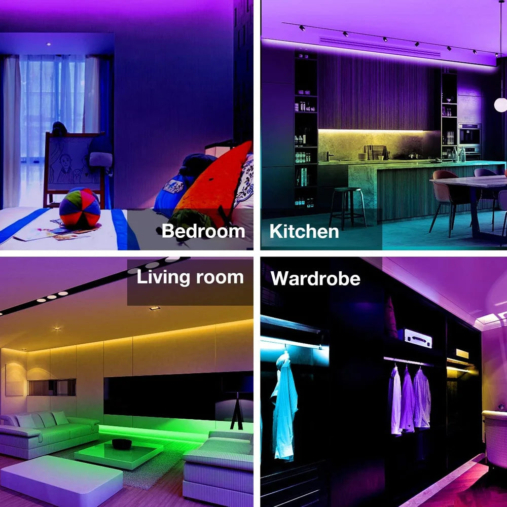 COB RGB+CCT LED Strip Flexible Dimmable Room Liner Light