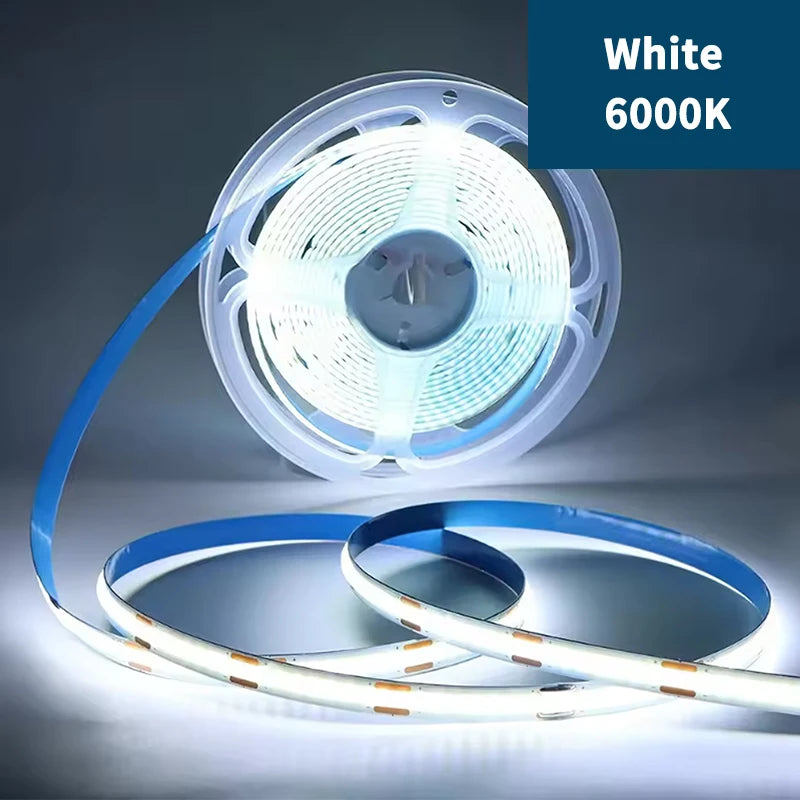1~5m DC5V COB LED Strip Light with USB power supply