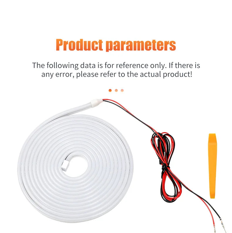 Car Trunk Dynamic Flowing Light Strip On/Off Scanning Trunks