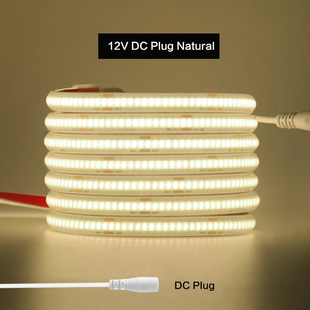 IP68 Waterproof COB LED Strip Lights Ribbon Tape