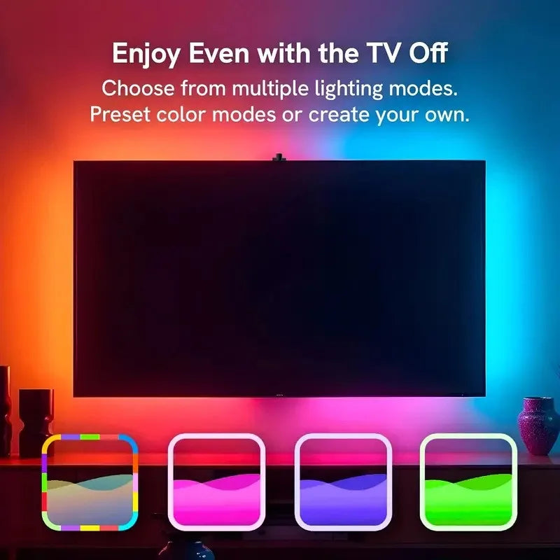 TV Led Backlight RGBIC LED Strip Lights with Camera Sensor