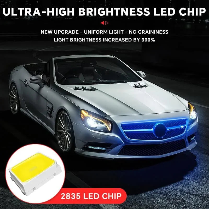 Daytime Running Lights LED Engine Hood Light Bar Kit