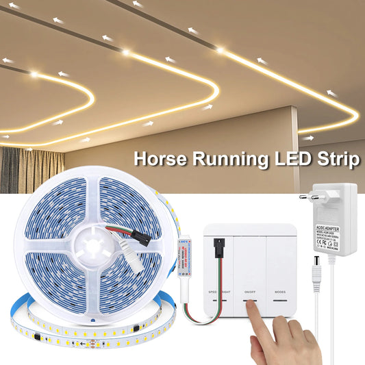 10m/Roll WS2811 Horse Race LED Strip 120Leds/M DC 24V