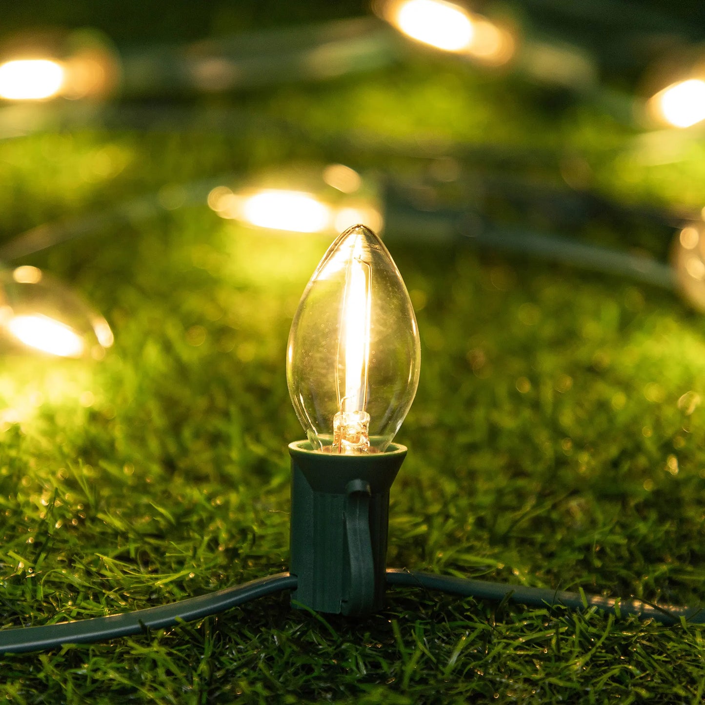 Garland C7 Candle Led String Lights Waterproof Outdoor Indoor