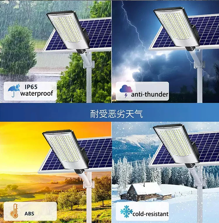 Led Outdoor Solar Street Lamps With Remote Control