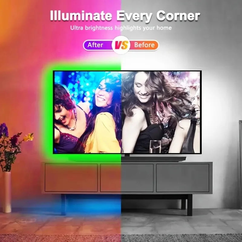 40M/131Ft Led Strip Lights APP 44Keys Music Sync Remote Control