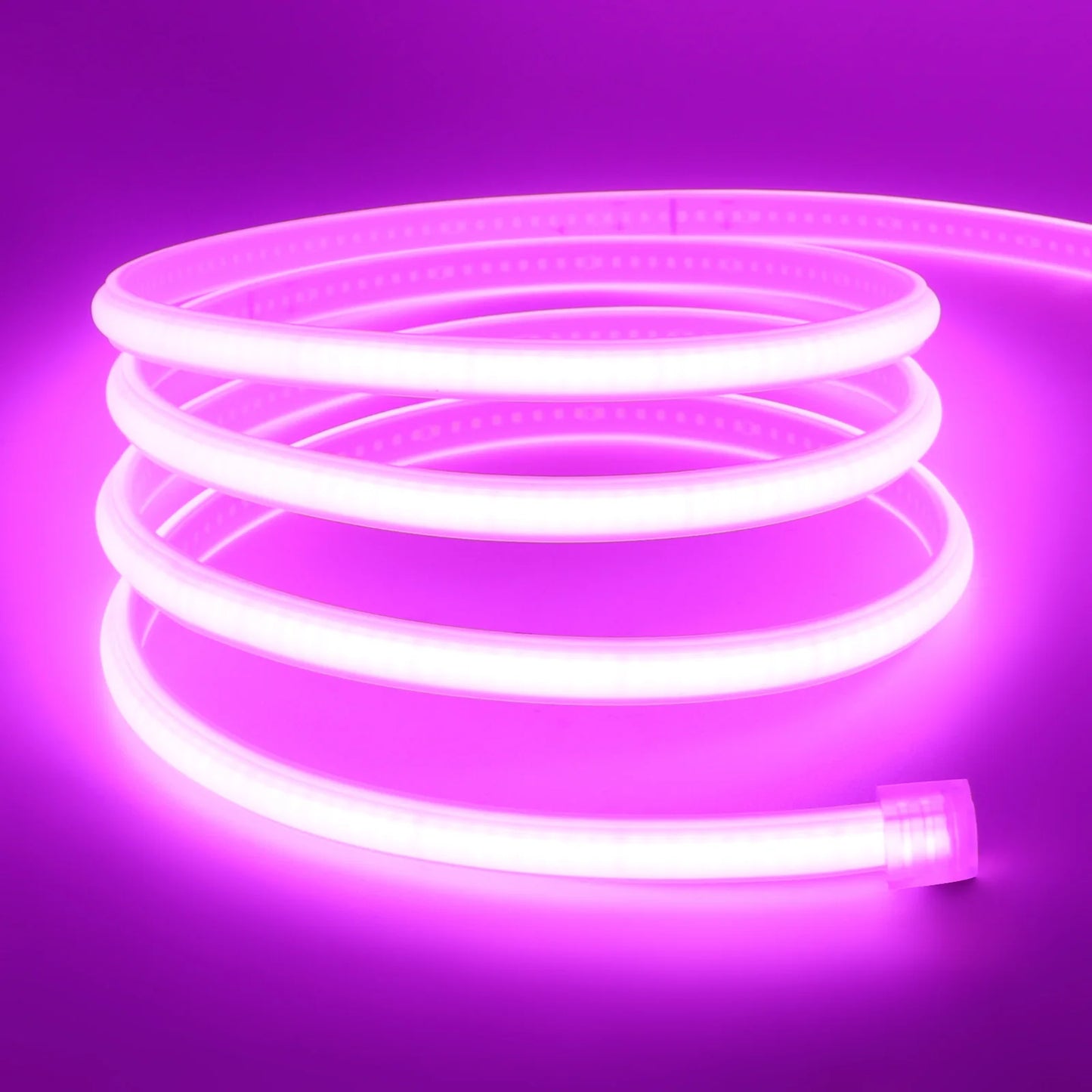 220V COB Neon Strip Light EU Plug Waterproof Outdoor