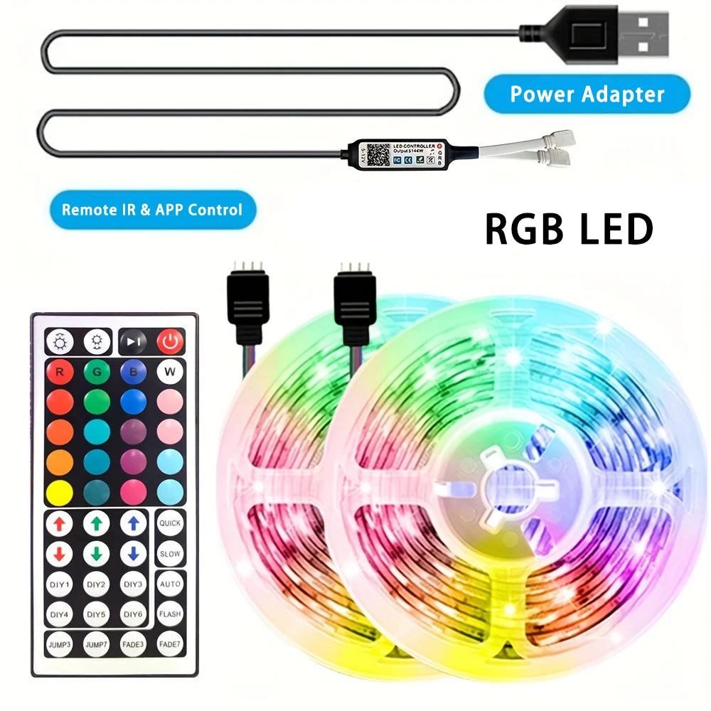 USB LED Strip Light APP Control IR Bluetooth Tape