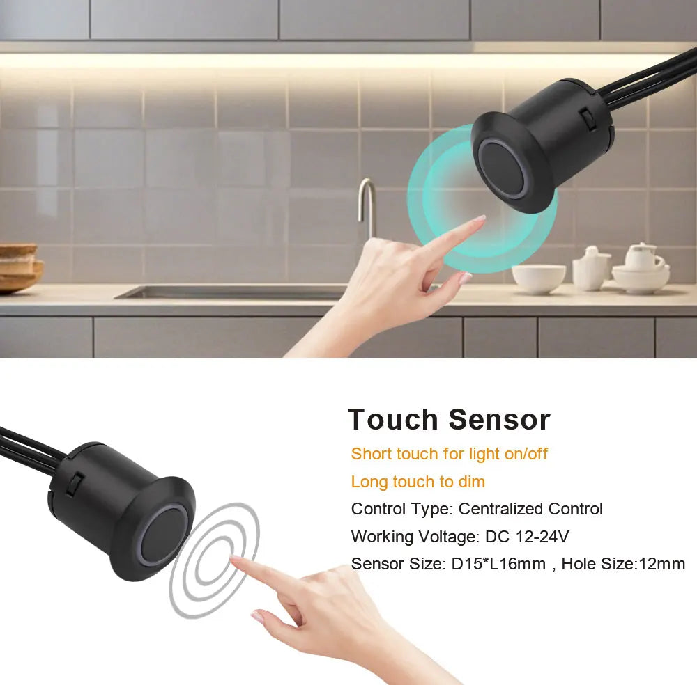 Under Cabinet COB LED Strip Light Collection Display