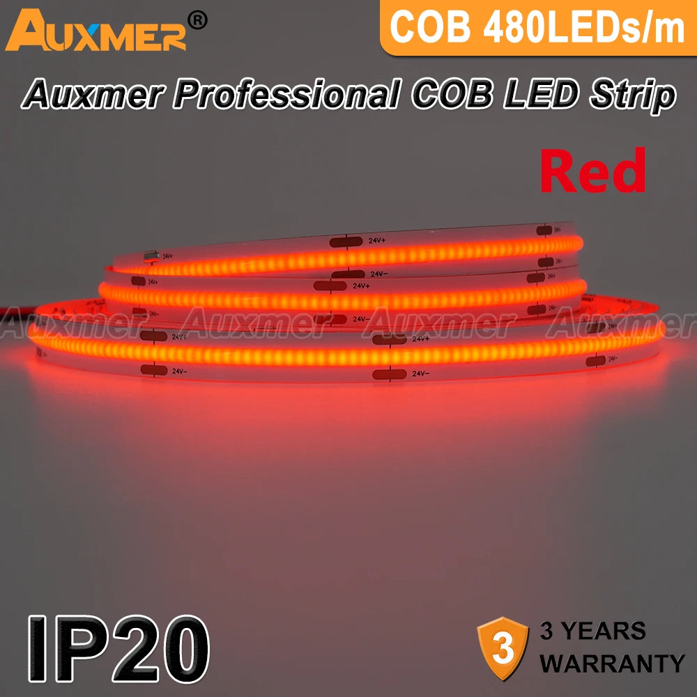 Professional COB 480LEDs/m LED Strip Light CRI90 High Density