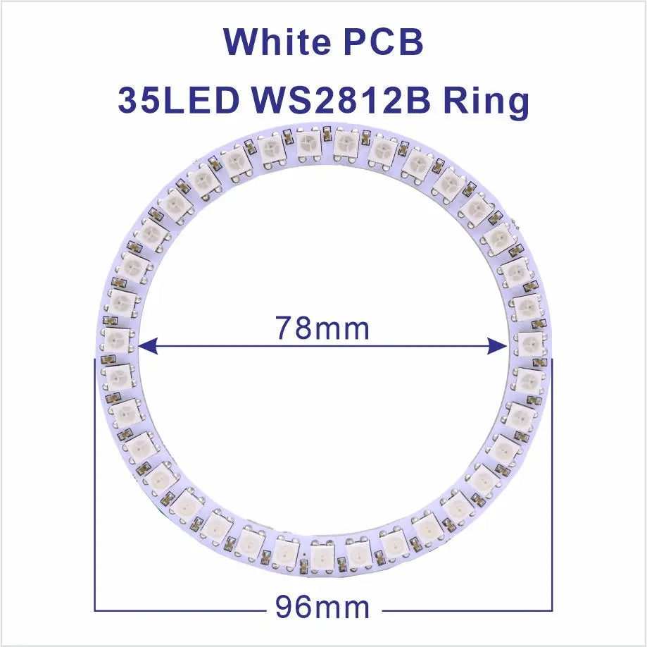DC5V WS2812B Pixel Ring LED Panel Light Individual