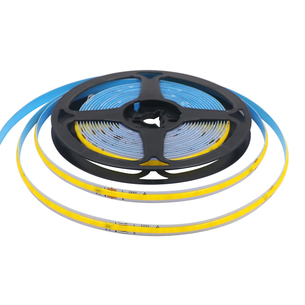 Led Strip COB 220V High Brightness Flexible Light Tape