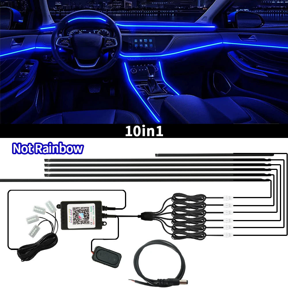 Symphony Ambient Lights Car RGB App Control LED