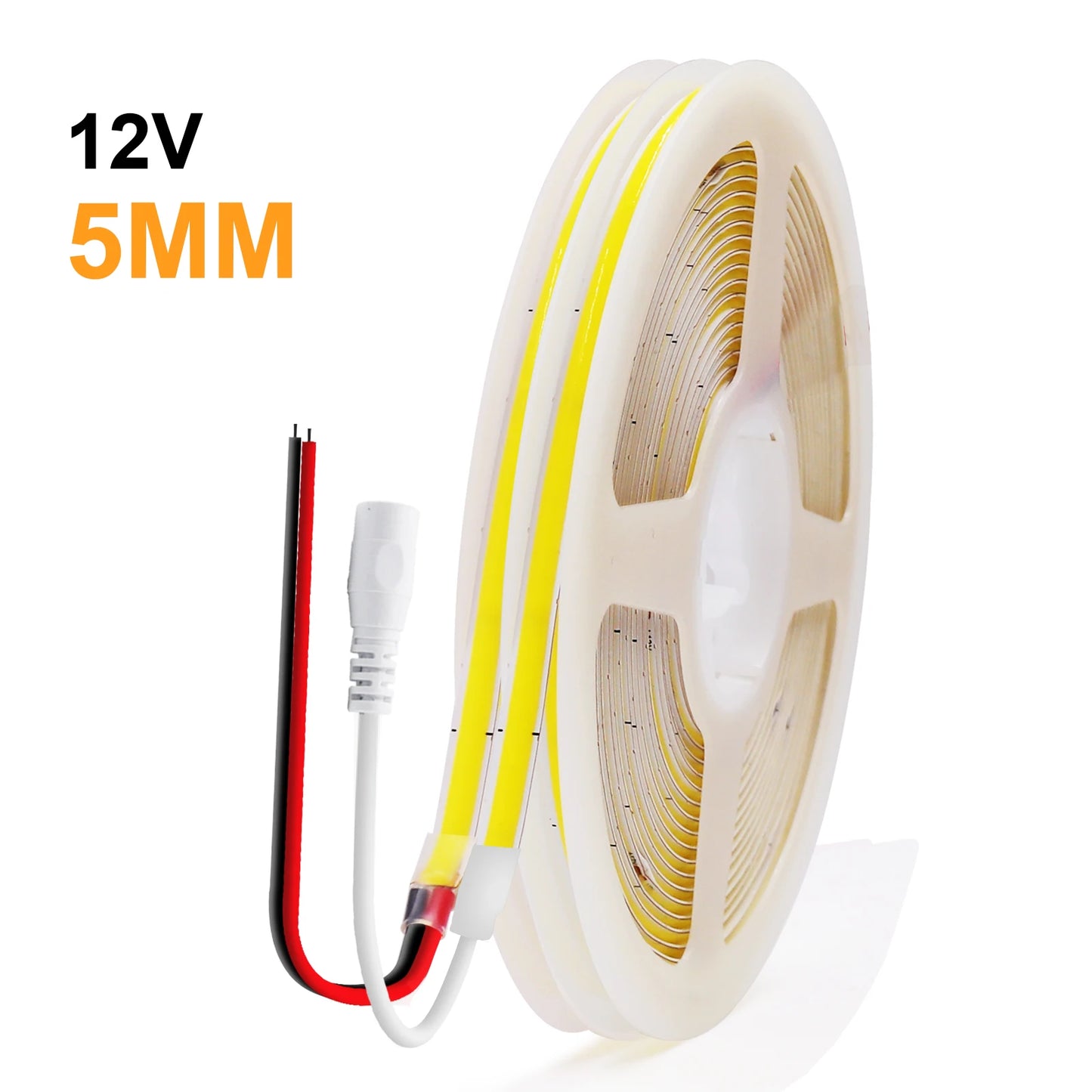 DC 5V 12V COB LED Strip  COB LED Tape Light Bar Lighting