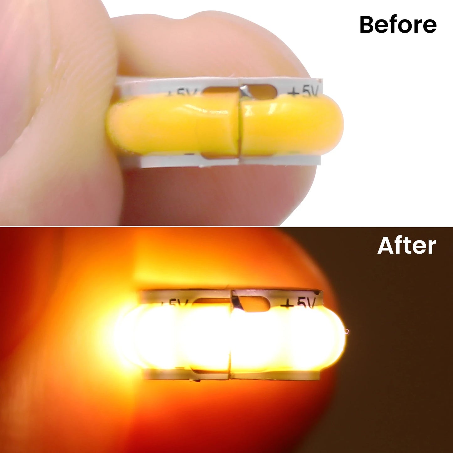 DC 5V 12V COB LED Strip  COB LED Tape Light Bar Lighting