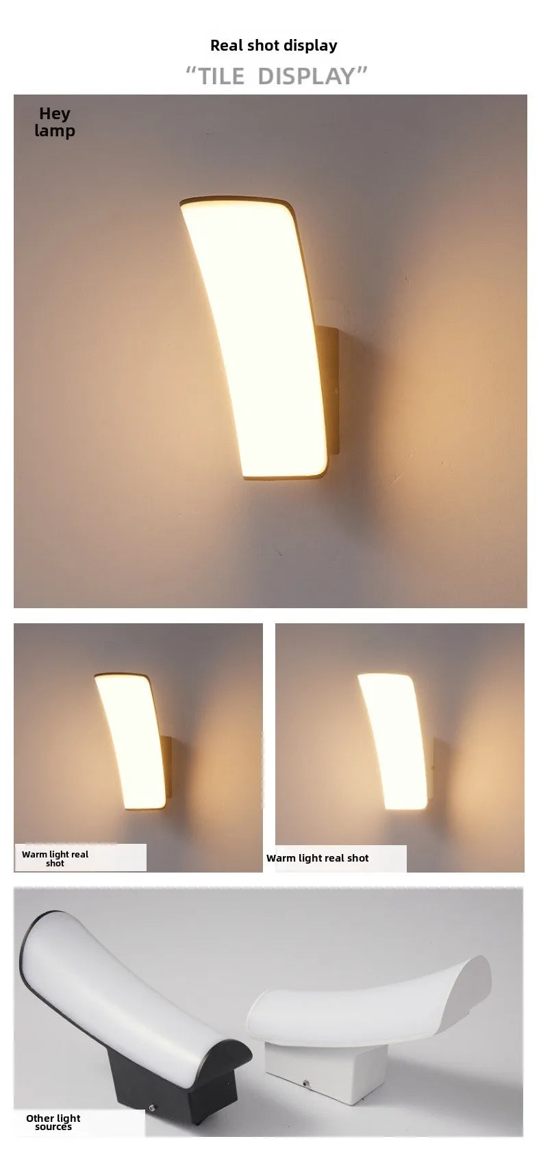 New Arrival Modern Outdoor Waterproof Wall Lamp