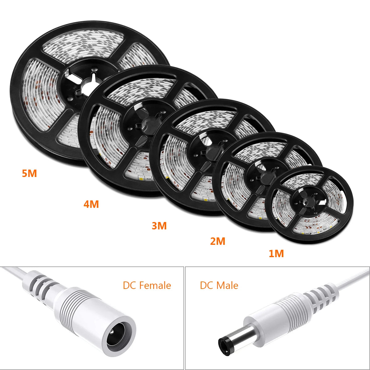 Dimmable LED Strip Lights With RF Remote Controller
