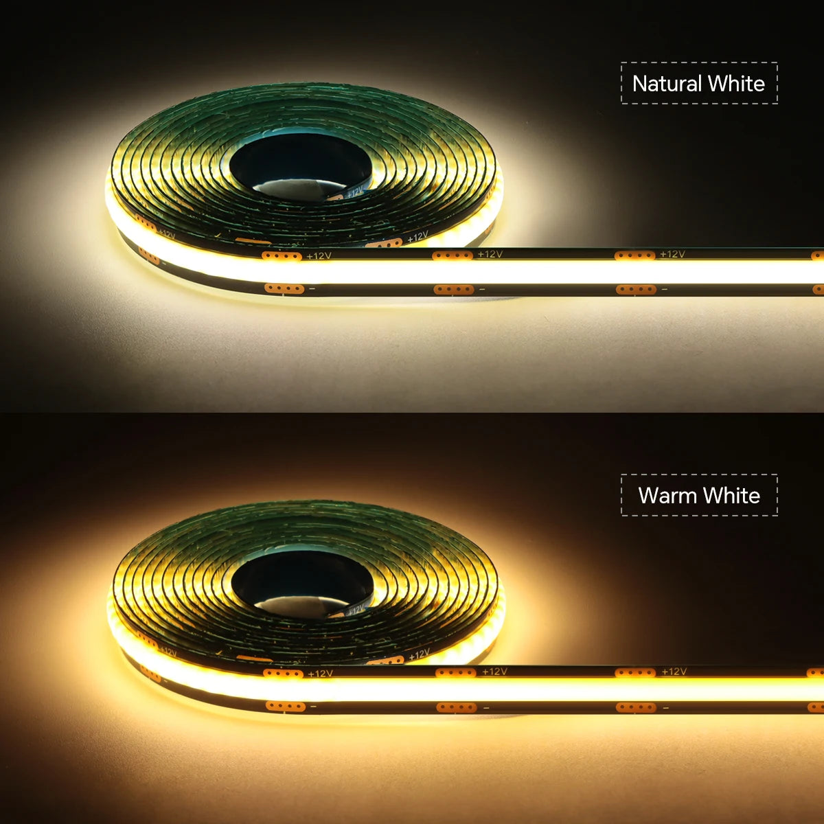 Black PCB Cob Acoustic Wall Panel Decor LED Strip Lighting Kit