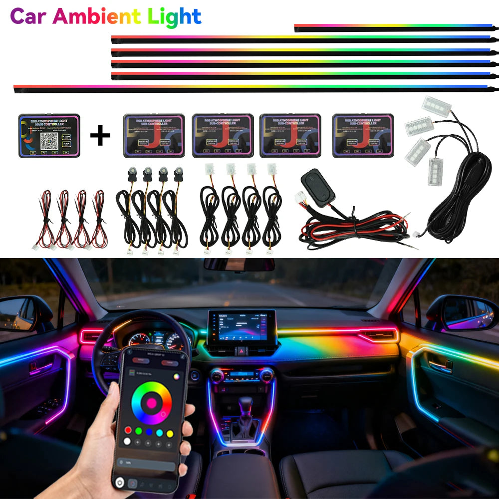 Symphony Ambient Lights Car RGB App Control LED