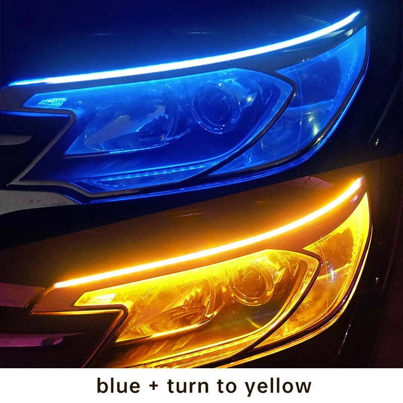 Led Guide Strip Headlight for Car Daytime Running Lights