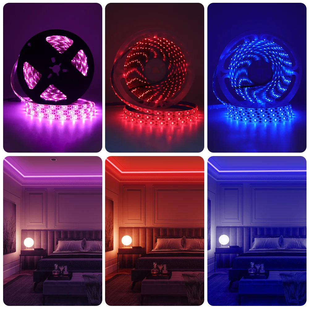 LED Strip Light USB 60Leds/m Flexible Led Tape for Room Decor