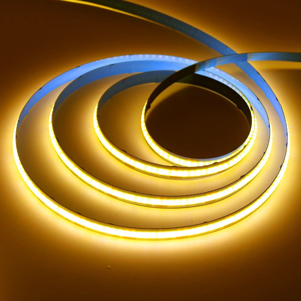 5V USB COB LED Strip Light 320LEDs Ribbon Tape Linear Lighting