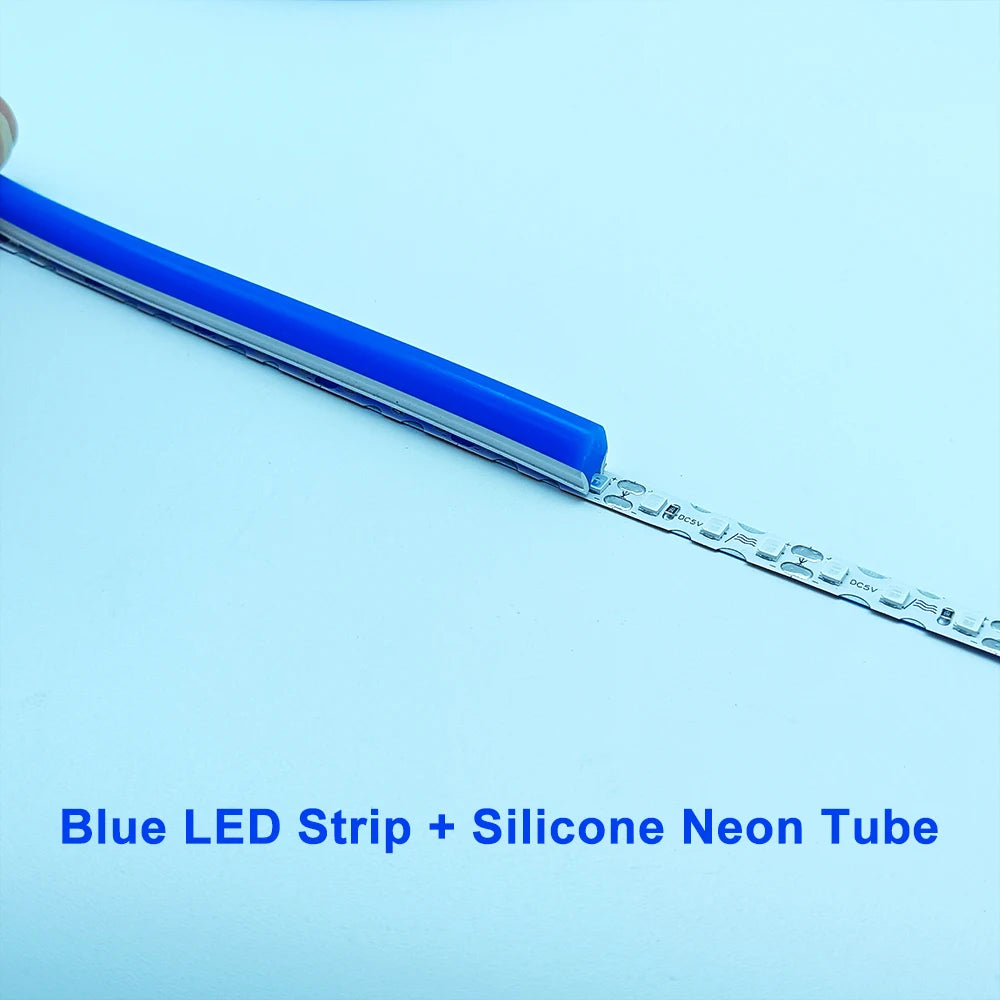 12 Colors DIY Neon Light DC5V S Shape LED Strip Lights