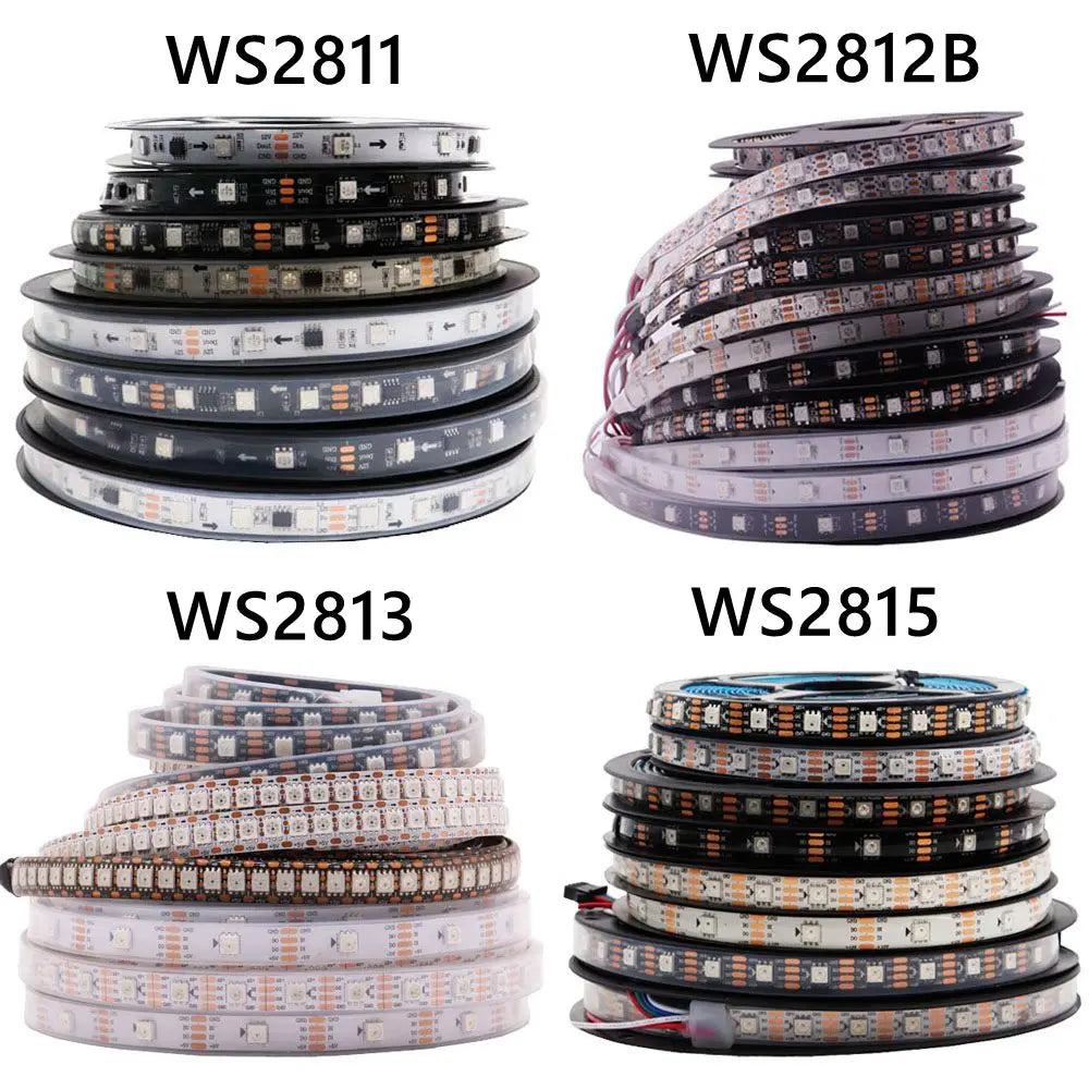 WS2811 WS2812B WS2813 WS2815 5050RGB LED Strip Lights