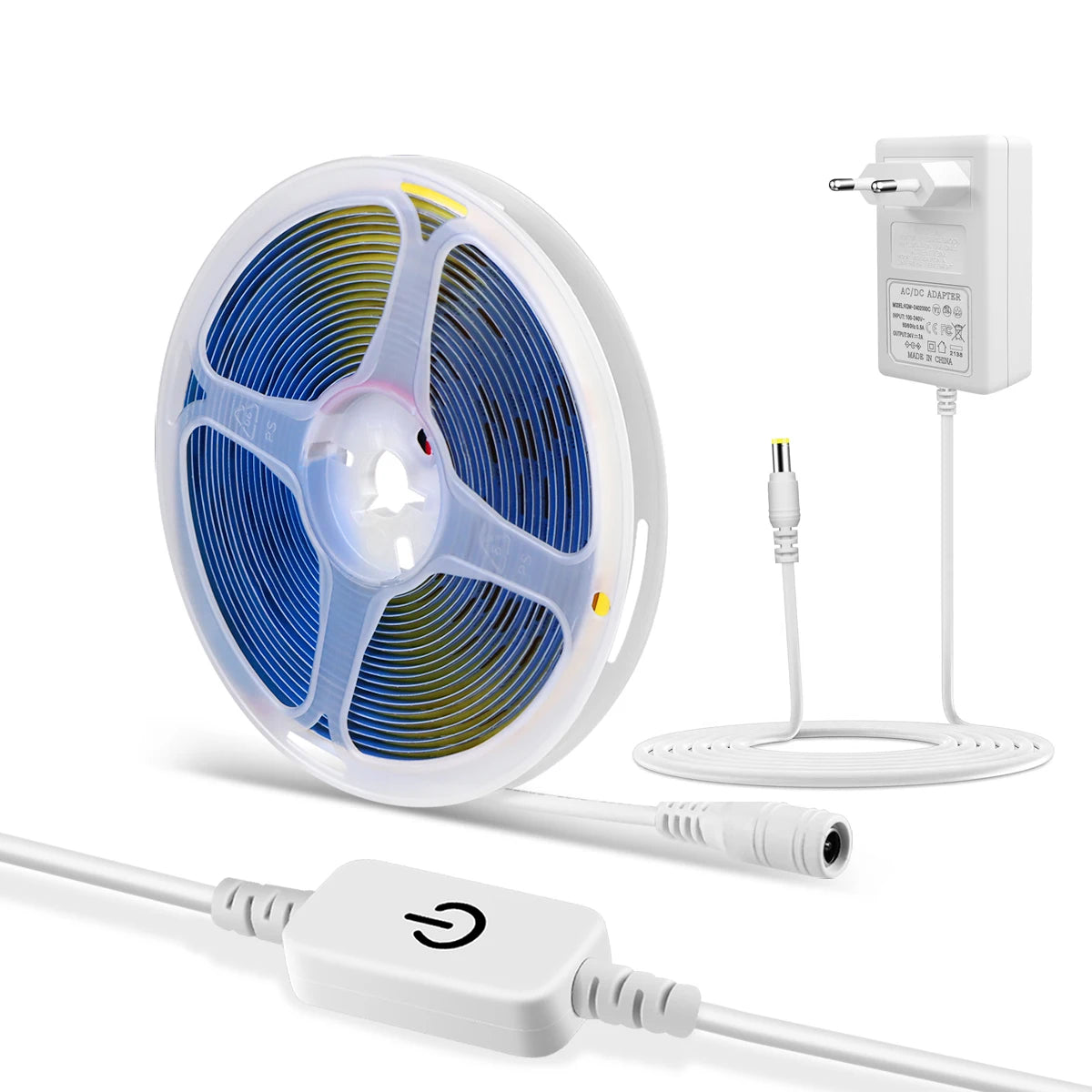Flexible Adhesive Backing Led Light Strip with Power Supply