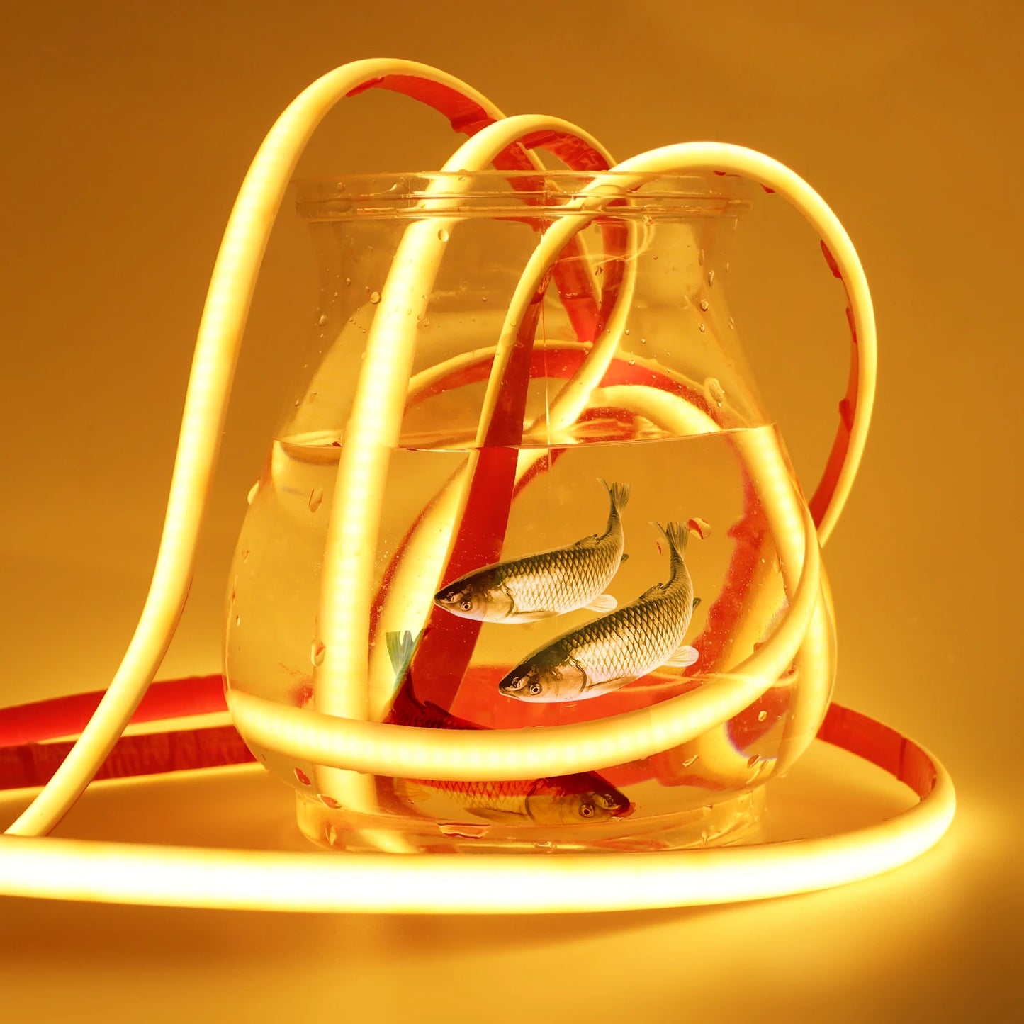 IP68 Waterproof COB LED Strip Light DC 12V 24V 320LEDs