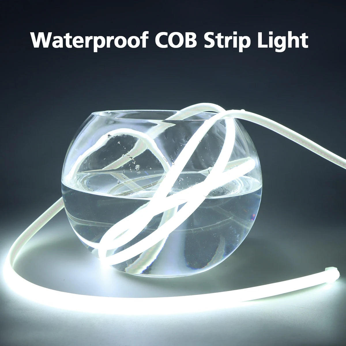 10M 20M 30M COB Neon Strip Light 288LEDs/M Pure Silicone Tube