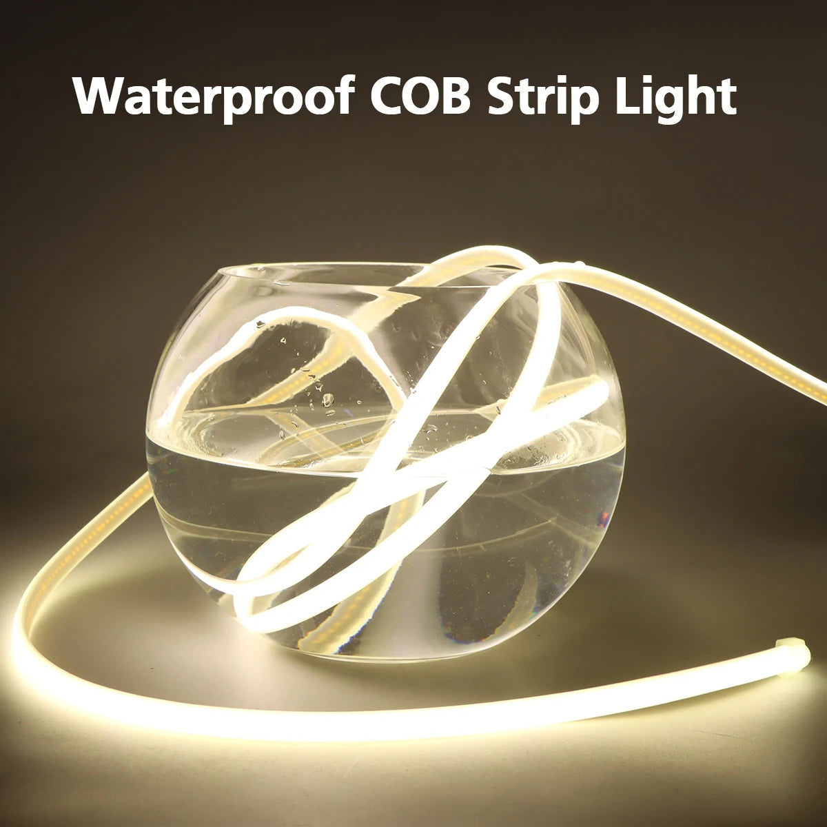 10M 20M 30M COB Neon Strip Light 288LEDs/M Pure Silicone Tube