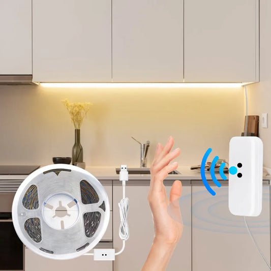 1M/2M/3M/5M/10M DC 5V USB LED Light Strip Hand Sweep