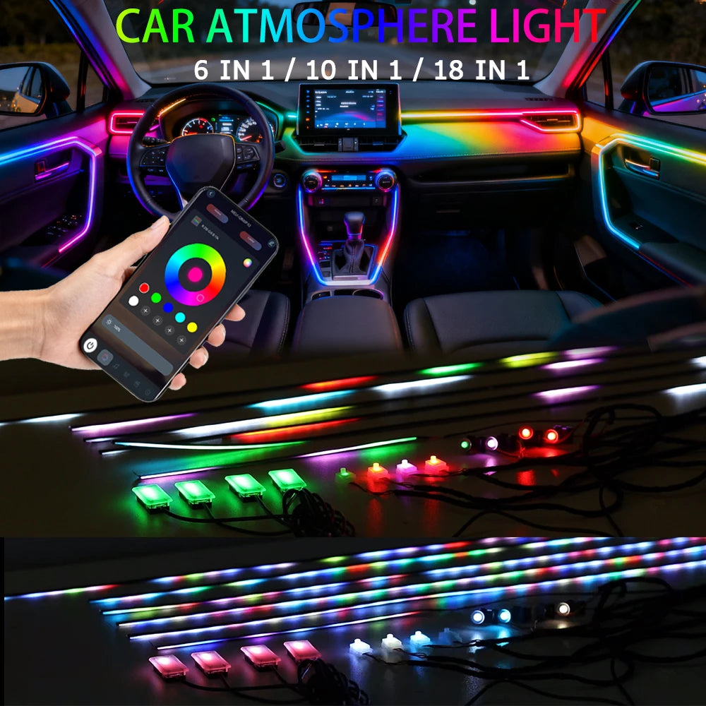 Symphony Ambient Lights Car RGB App Control LED