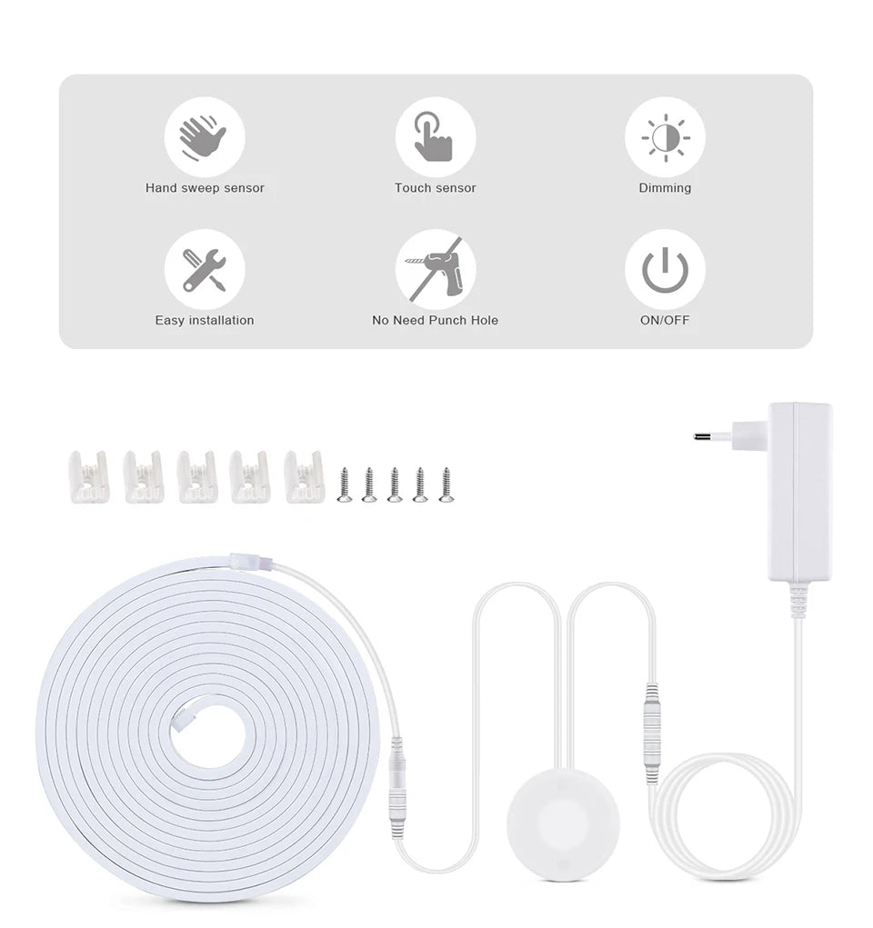 1m-10m Motion Sensor Hand Scan Touch Sensor Dimming Neon Light