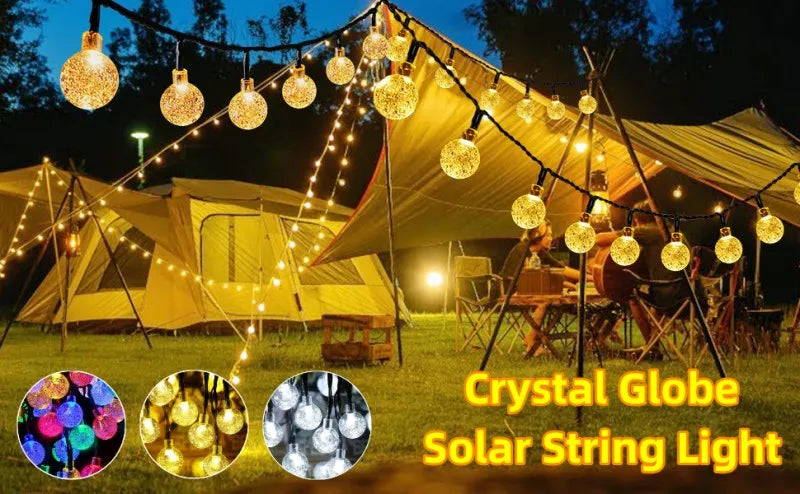 300LED Solar Rope Strip Light Outdoor Fairy Light Strings