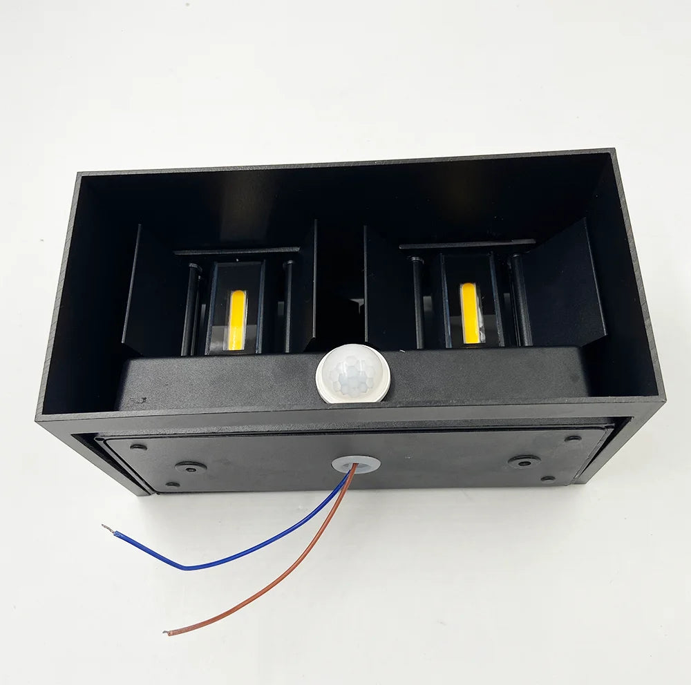 IP65 Sensor LED Wall Lamp 24W Outdoor Motion Sconce